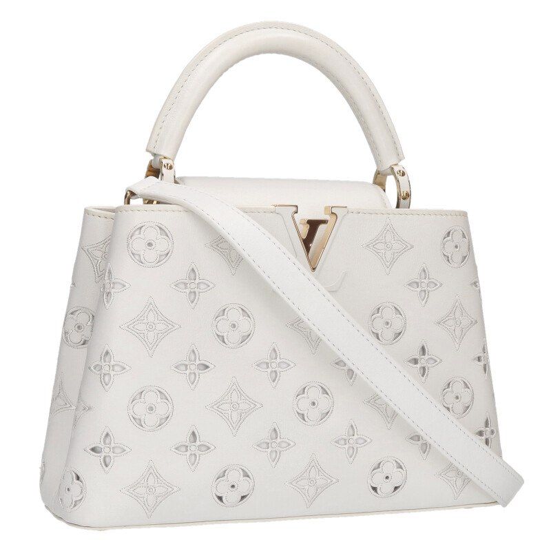 Louis Vuitton M20742 Capucines BB LV Broderie Anglaise Handbag Women BB