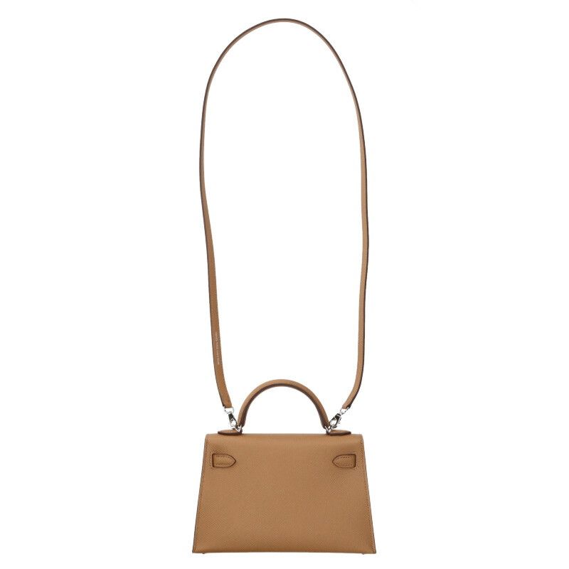 Hermes Mini Kelly 2 Vaux Epson K Engraved Silver Hardware 2wayleather Shoulder