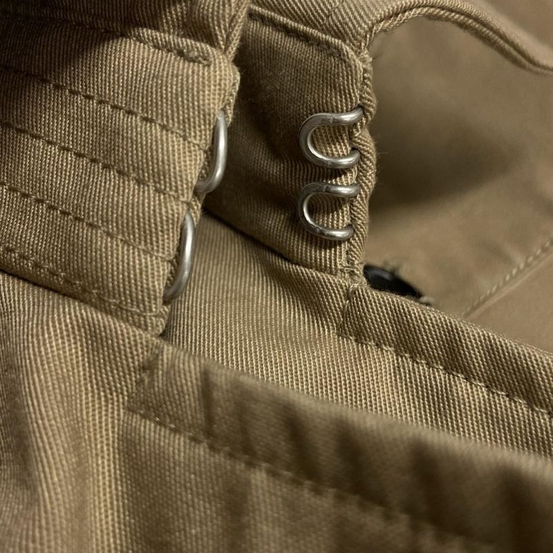 Saint Laurent Paris Trench Coat Size F 38 Women's Double Breasted Belt Trench