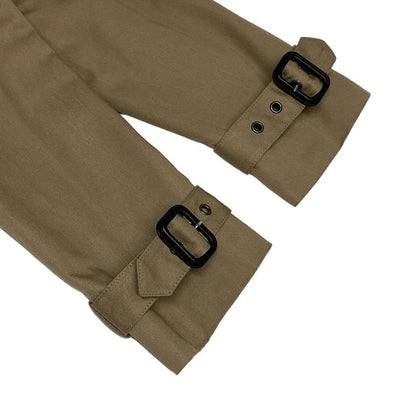 Saint Laurent Paris Trench Coat Size F 38 Women's Double Breasted Belt Trench