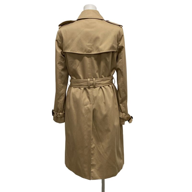 Saint Laurent Paris Trench Coat Size F 38 Women's Double Breasted Belt Trench