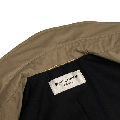 Saint Laurent Paris Trench Coat Size F 38 Women's Double Breasted Belt Trench