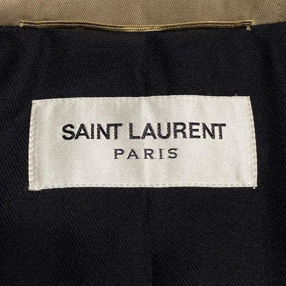 Saint Laurent Paris Trench Coat Size F 38 Women's Double Breasted Belt Trench