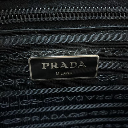 Prada Backpack Sac - Black Blue And Yellow