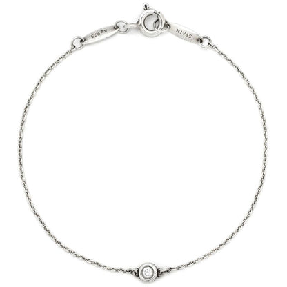 Tiffany & Co Tiffany & Co Bracelet by-the-Yard 1p Diamond Silver 925 Diamond