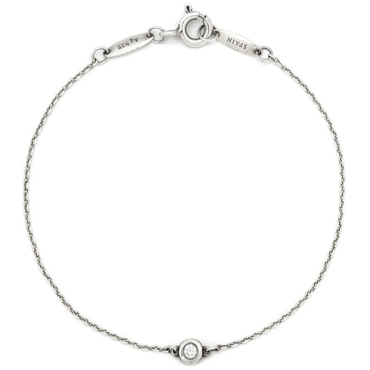 Tiffany & Co Tiffany & Co Bracelet by-the-Yard 1p Diamond Silver 925 Diamond