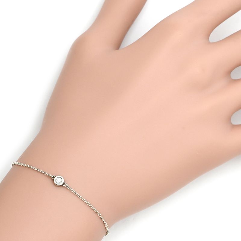 Tiffany & Co Tiffany & Co Bracelet by-the-Yard 1p Diamond Silver 925 Diamond
