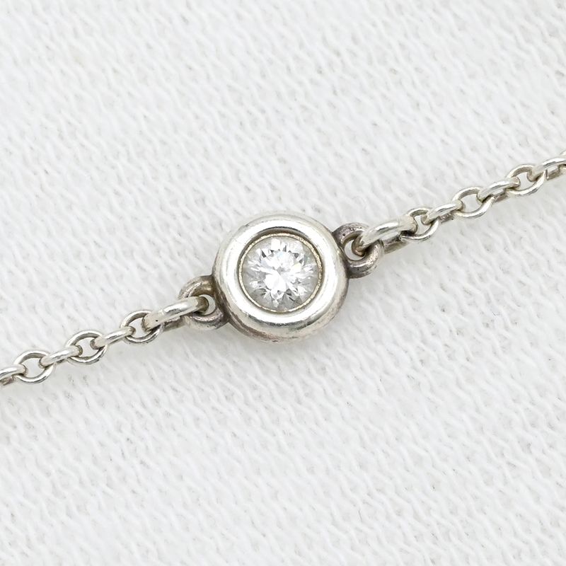 Tiffany & Co Tiffany & Co Bracelet by-the-Yard 1p Diamond Silver 925 Diamond