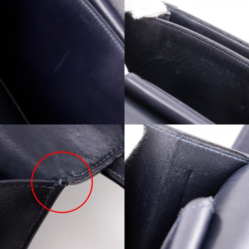 Hermes Box Calf Vintage Leather And Gold Plated Ladies Shoulder Bag