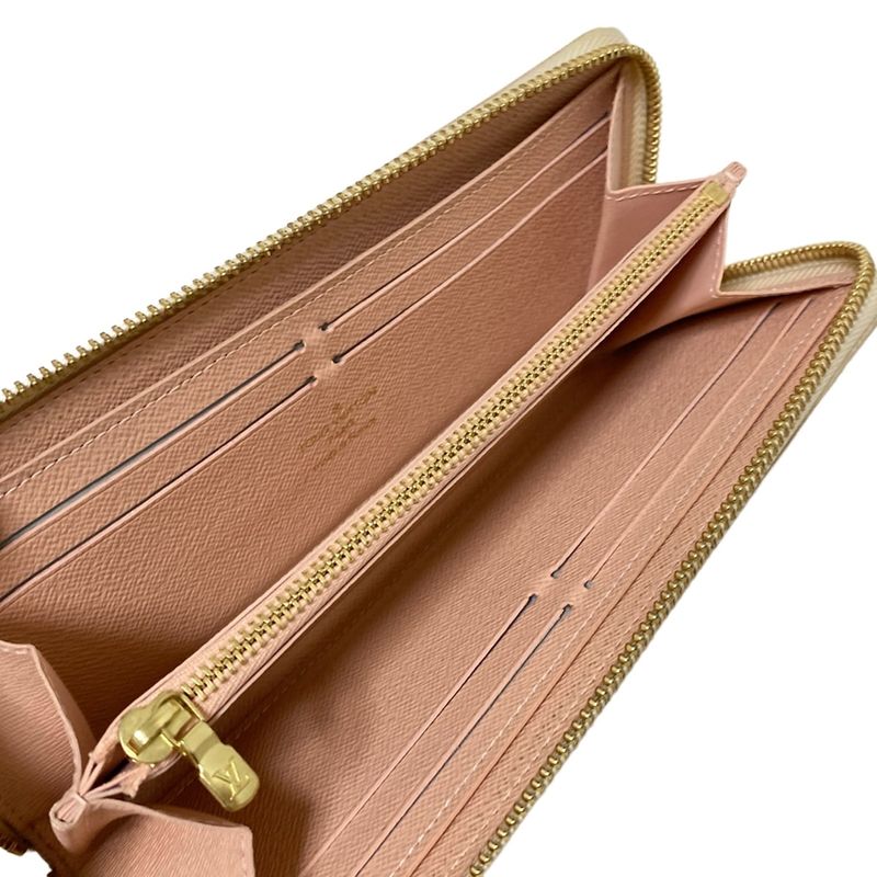 Louis Vuitton Damier Portefeuille Cles Mans N60099 Azure Rose Ballerine Long