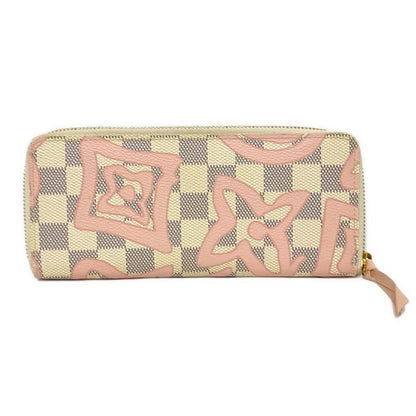 Louis Vuitton Damier Portefeuille Cles Mans N60099 Azure Rose Ballerine Long