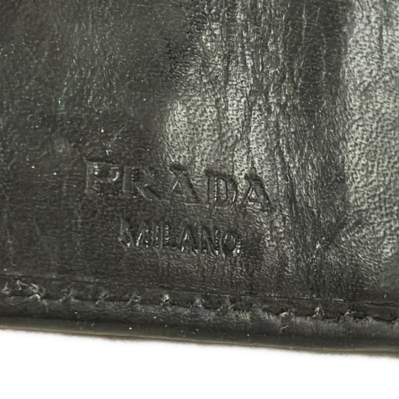 Prada Key Case - Black 6 Hooks Leather