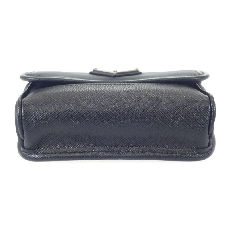 Prada Mini Pouch Re-nylon 2zt0222dmhf0002 Shoulder Bag Saffiano Nylon Black