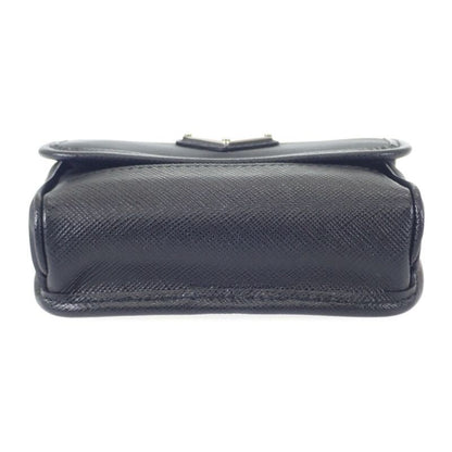 Prada Mini Pouch Re-nylon 2zt0222dmhf0002 Shoulder Bag Saffiano Nylon Black