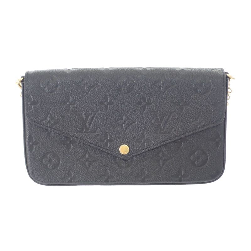 Louis Vuitton Pochette Felicie M82477 Shoulder Bag Monogram Empreinte Black