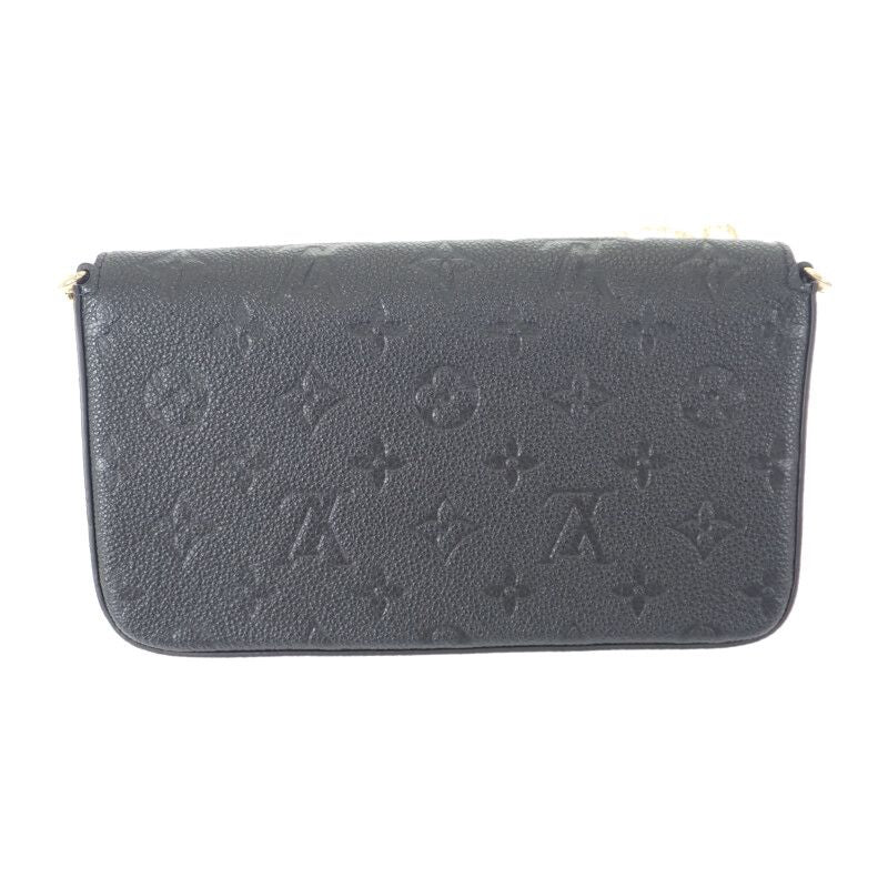 Louis Vuitton Pochette Felicie M82477 Shoulder Bag Monogram Empreinte Black
