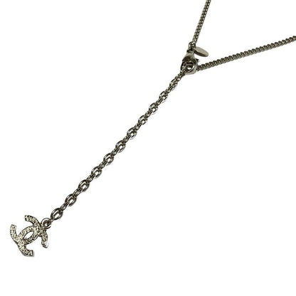 Chanel Necklace Coco Mark Silver