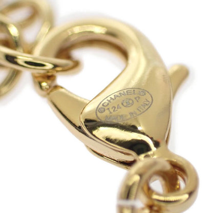 Chanel No.5 Long Necklace Metal Gold Blue Ladies Classy Cute Gift Stylish [A