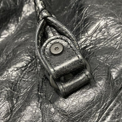 Balenciaga Handbag Le City Small 811442 Black Leather