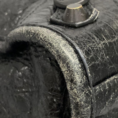 Balenciaga Handbag Le City Small 811442 Black Leather