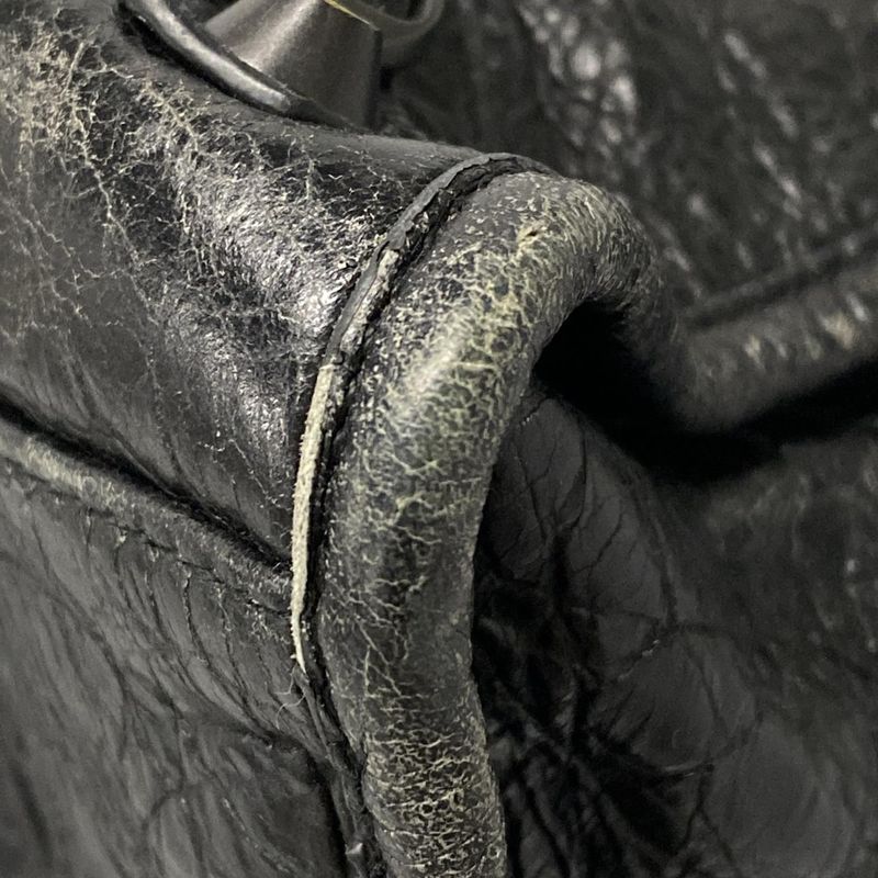 Balenciaga Handbag Le City Small 811442 Black Leather