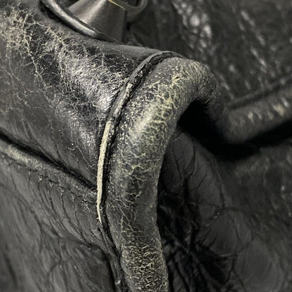 Balenciaga Handbag Le City Small 811442 Black Leather