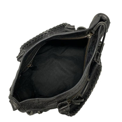 Balenciaga Handbag Le City Small 811442 Black Leather