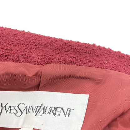Yvessaint Laurent Jacket Size 36 S Women - Bordeaux Long Sleeves/spring