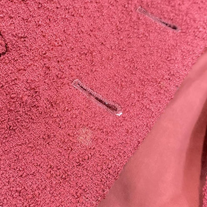 Yvessaint Laurent Jacket Size 36 S Women - Bordeaux Long Sleeves/spring