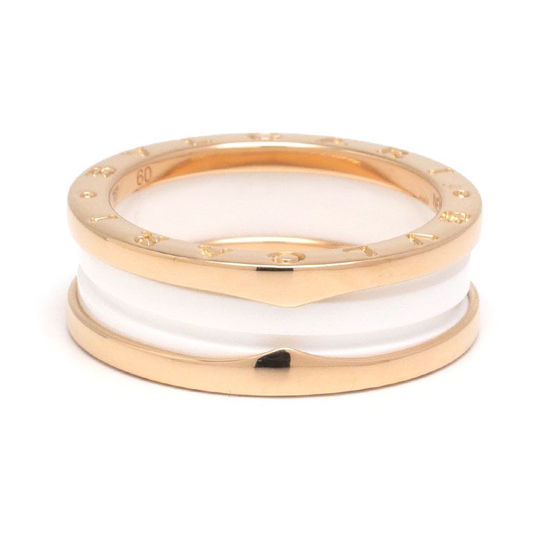 Bulgari B-zero1 Ring #60 750pg Ceramic B-zero1