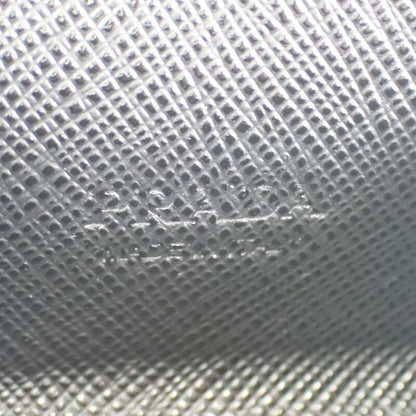 Prada Saffiano Triangle 2mm (0.08in)935_qhh_f0002 Coin Case Saffiano Black
