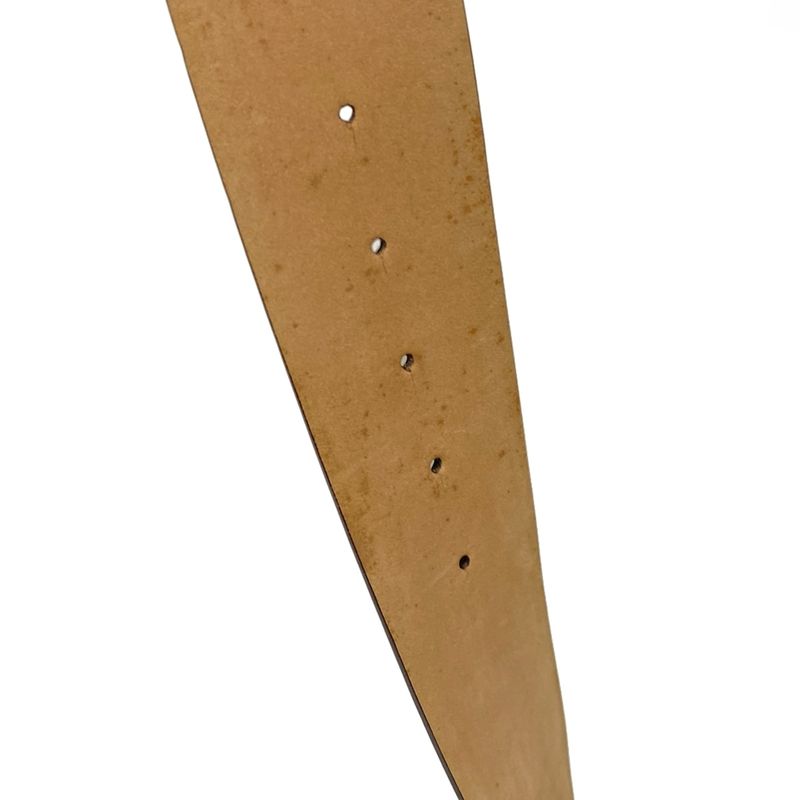 Chanel Belt 80/32 - Dark Brown And Silver Coco Mark Leather