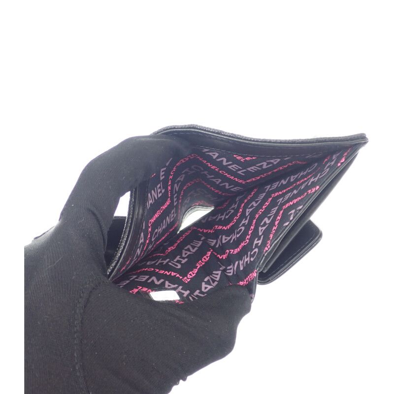 Chanel Matelasse Compact Wallet Ap4248b1821294305 Bifold Wallet Caviar Skin