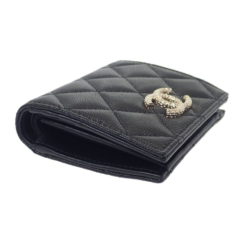 Chanel Matelasse Compact Wallet Ap4248b1821294305 Bifold Wallet Caviar Skin