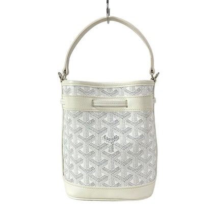 Goyard Handbag Petit Flo Mini Bag Peflotminty50cl50p White Mini Bag Leather