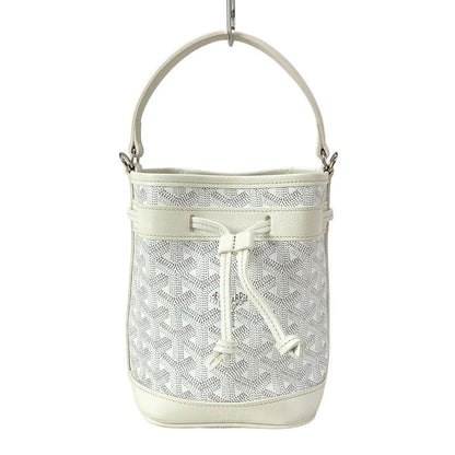 Goyard Handbag Petit Flo Mini Bag Peflotminty50cl50p White Mini Bag Leather