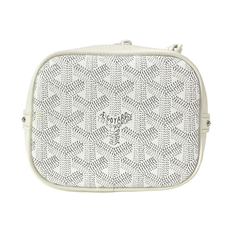 Goyard Handbag Petit Flo Mini Bag Peflotminty50cl50p White Mini Bag Leather