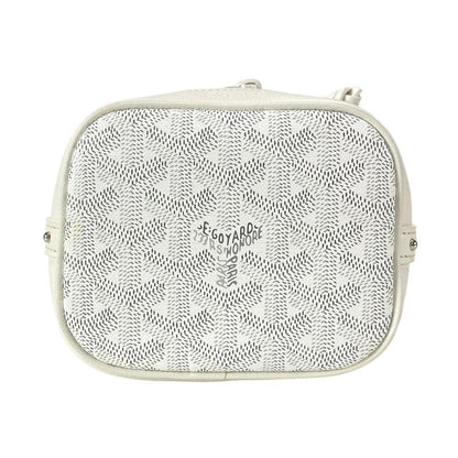 Goyard Handbag Petit Flo Mini Bag Peflotminty50cl50p White Mini Bag Leather