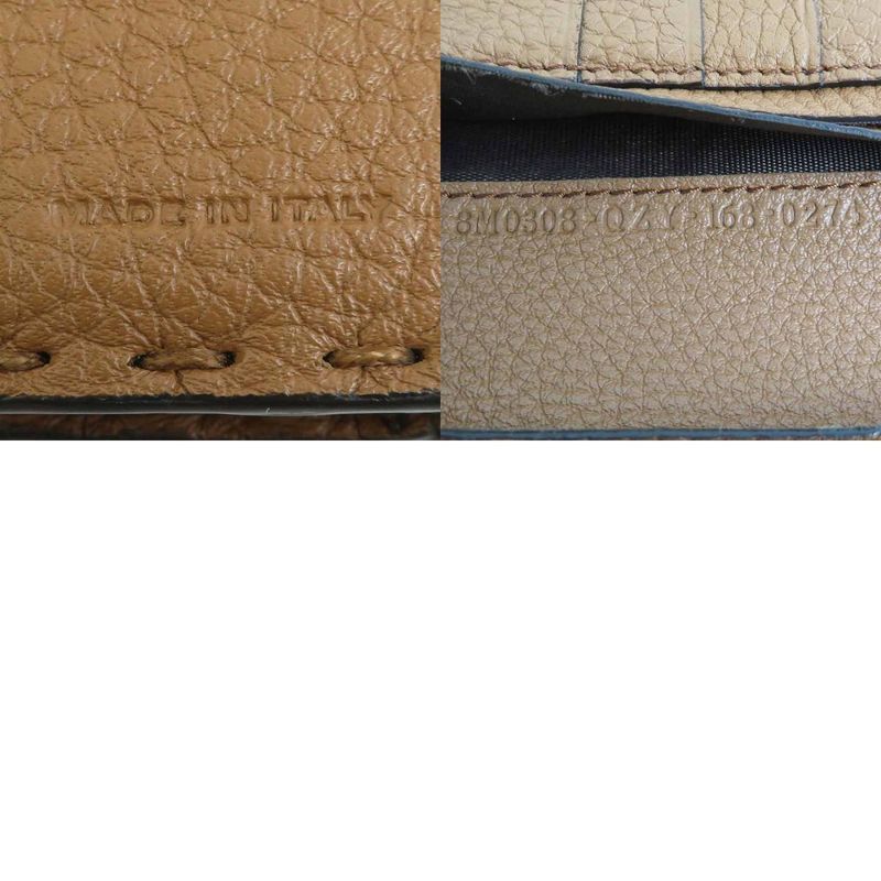 Fendi Bifold Long Wallet Selleria 8m0308-qz7
