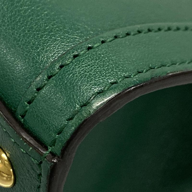 Gucci Diana Mini Tote Bag 655661 Green Leather