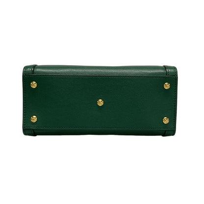 Gucci Diana Mini Tote Bag 655661 Green Leather