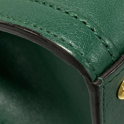 Gucci Diana Mini Tote Bag 655661 Green Leather