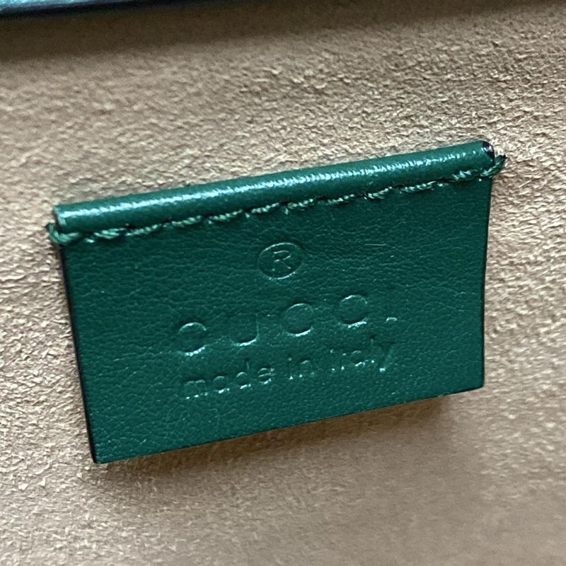 Gucci Diana Mini Tote Bag 655661 Green Leather