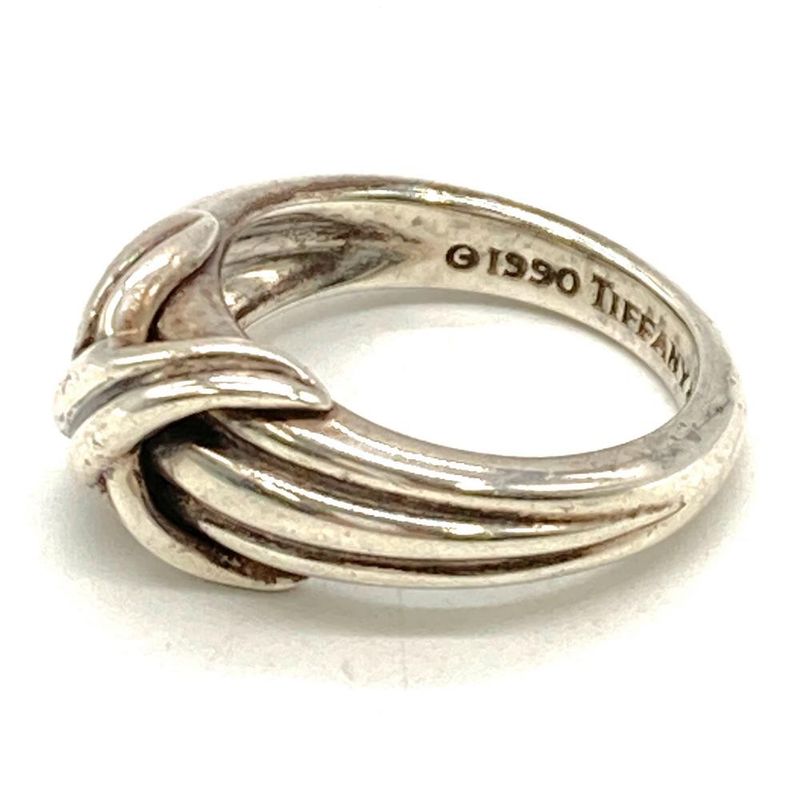 Tiffany & Co Tiffany & Co Signature Ring Approx Size 9 Sv925 53g Silver Ladies