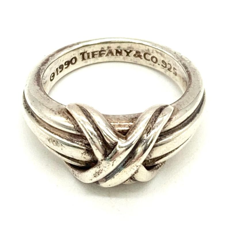 Tiffany & Co Tiffany & Co Signature Ring Approx Size 9 Sv925 53g Silver Ladies