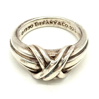 Tiffany & Co Tiffany & Co Signature Ring Approx Size 9 Sv925 53g Silver Ladies