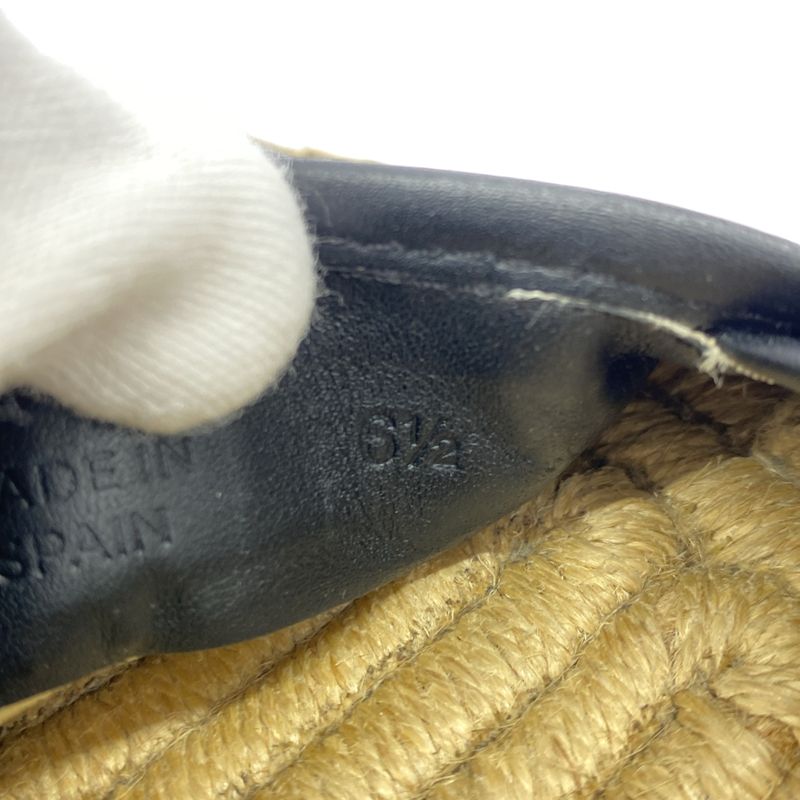 Gucci GG Canvas Espadrilles Slip-on Shoes 466903 Navy 6 1 2