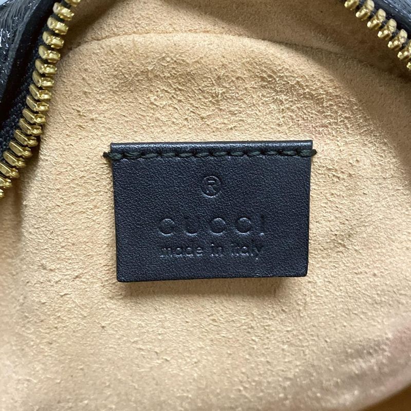 Gucci Shoulder Bag Ophidia 550618 Red X Black X Navy Chain Shoulder Leather