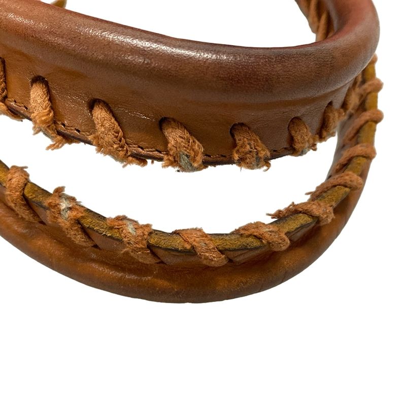 Balenciaga Tote Bag - 236741 Red And Brown Basket Bag Leather