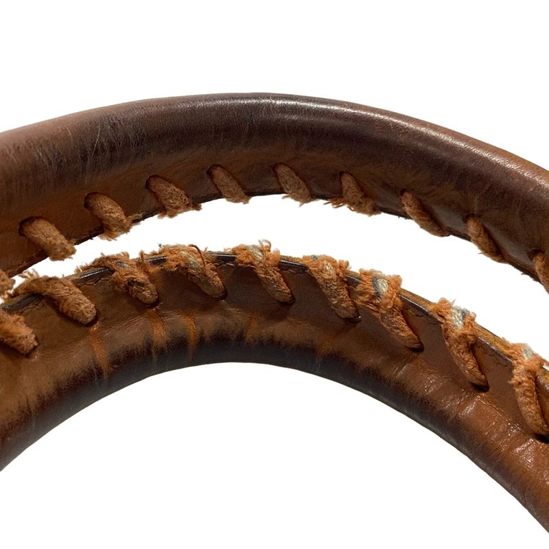 Balenciaga Tote Bag - 236741 Red And Brown Basket Bag Leather